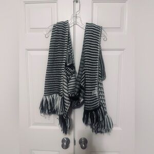 Rebecca Minkoff Black and White Knit Shrug
